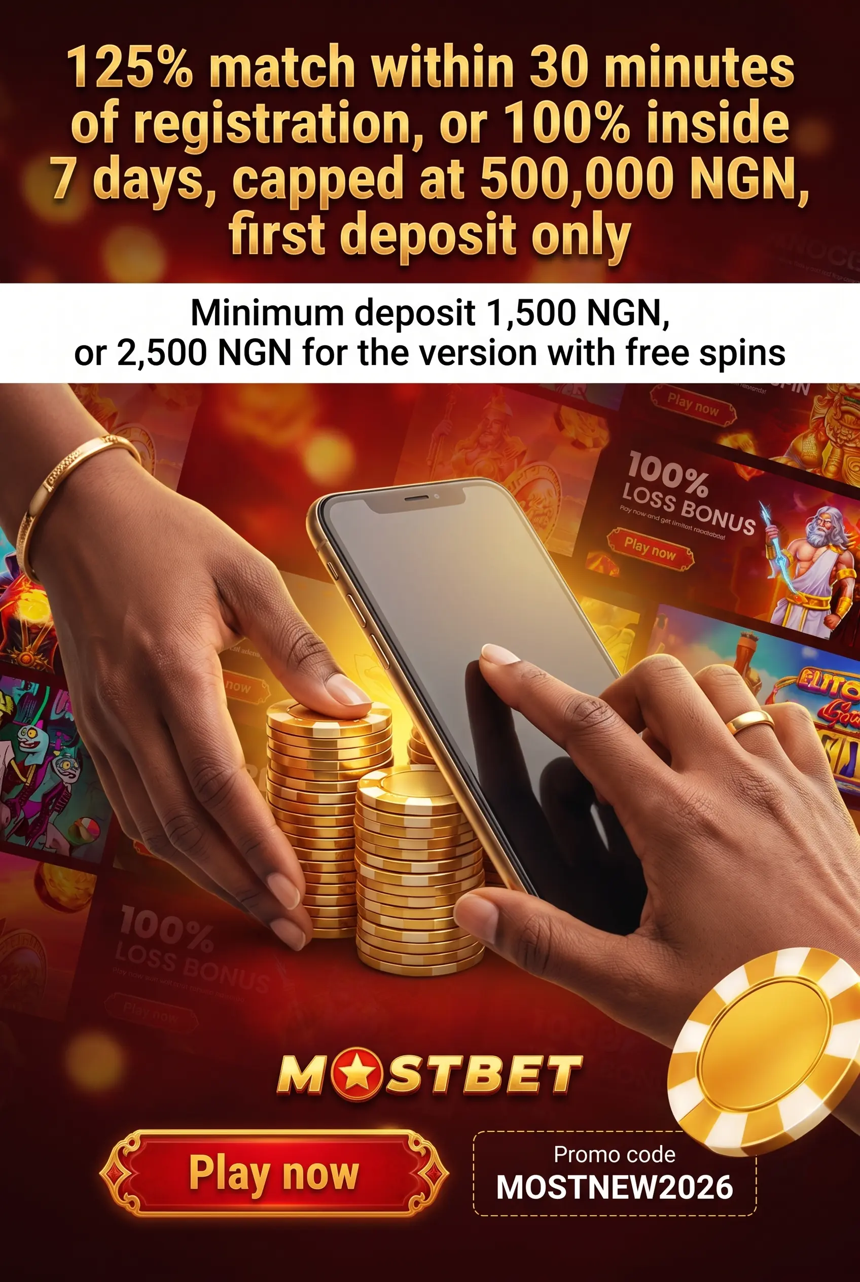 The welcome bonus and its conditions